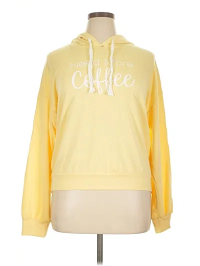 Pre-owned Charming Charlie Sweatshirt In Yellow