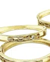 Charming Jewellry Women's Slider Bangle Bracelet In Gold/i Love You