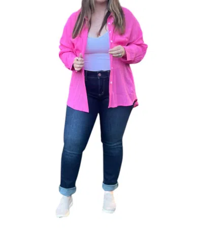 Charmo Button-down Collar Shirt In Pink