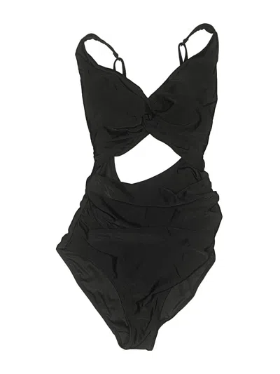 Pre-owned Charmo One Piece Swimsuit In Black