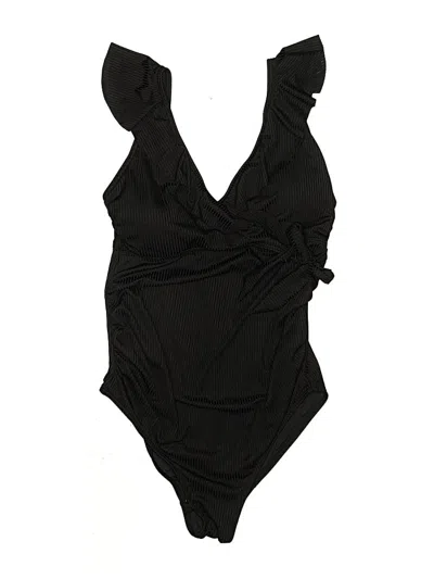 Pre-owned Charmo One Piece Swimsuit In Black