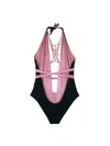Charmosa Bia One Piece In Flan/black