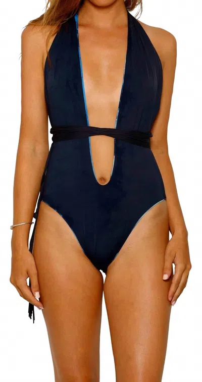 Charmosa Bia One Piece In Navy In Blue
