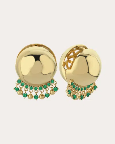 Charms Company Women's Tsavorite Gypsy Ball Stud Earrings In Gold