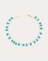 CHARMS COMPANY WOMEN'S TURQUOISE ANKLET