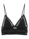 Charo Ruiz Netted Bralette Top In Black