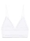 Charo Ruiz Abelle Crop Top In White