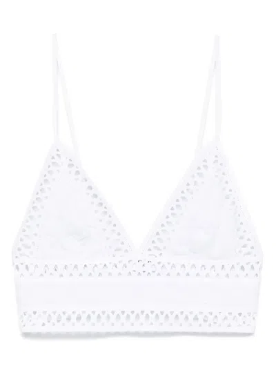 Charo Ruiz Abelle Crop Top In White