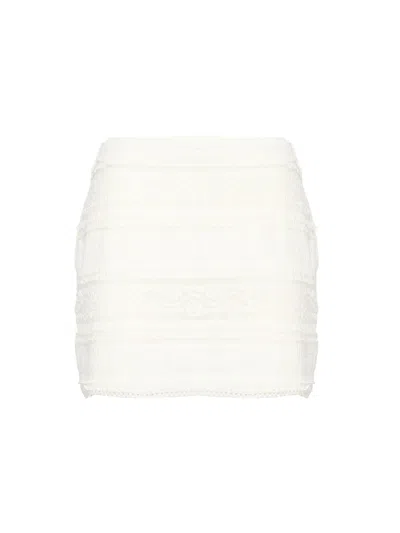 Charo Ruiz Anphy Mini Skirt In White