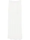 Charo Ruiz Elastic Waist Skirt In White