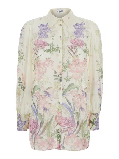 Charo Ruiz Astrer Blouse Multicolor Cotton Shirt For Women
