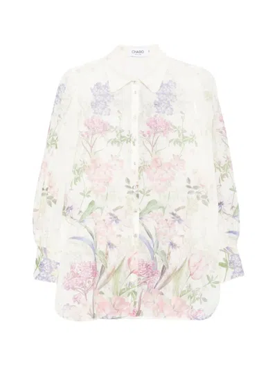 Charo Ruiz Aster Botanical Floral Shirt In Multi