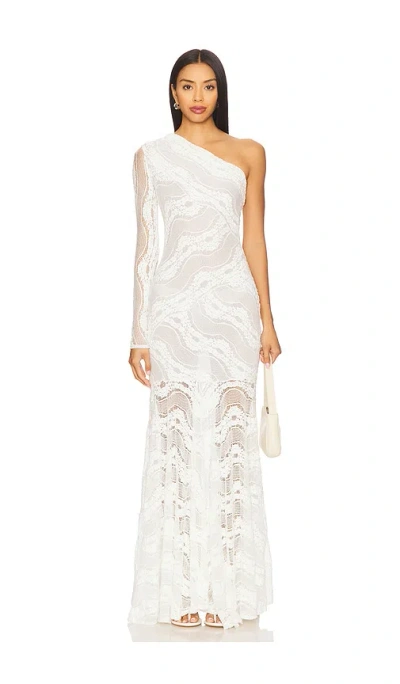 Charo Ruiz Azzure Long Dress In Gray