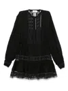 Charo Ruiz Begonne Mini Dress In Black  