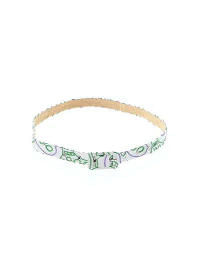 Pre-owned Charo Ruiz Belt In White