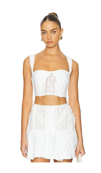 Charo Ruiz Bia Top In White