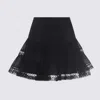 Shop Charo Ruiz Black Cotton Mini Skirt