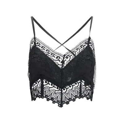 Charo Ruiz Black Cotton Shirt