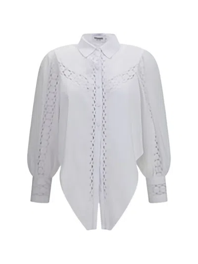 CHARO RUIZ BLOUSE "DEVI" WITH LACE INSERTS