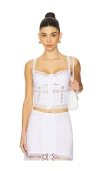 Charo Ruiz Breth Top In 白色