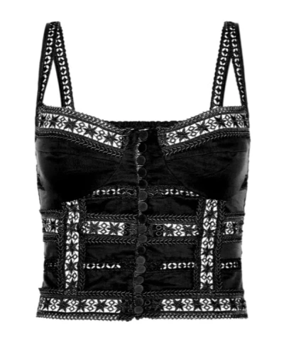 Charo Ruiz Breth Top In Black