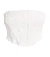 Charo Ruiz Broderie Anglaise Rory Bustier In Ivory