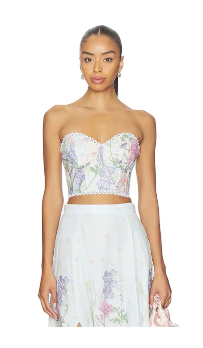 Charo Ruiz Bustier Bio Top In White