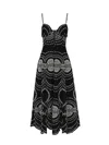 Charo Ruiz 'catta' Ankle-length Dress In Black