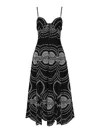 Charo Ruiz 'catta' Ankle-length Dress In Black
