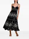 CHARO RUIZ CATTA MIDI DRESS