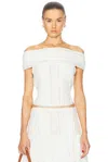 Charo Ruiz Ceto Top In White Tannis
