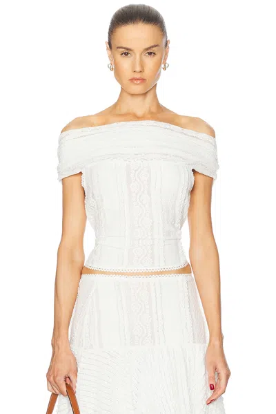 Charo Ruiz Ceto Top In White Tannis
