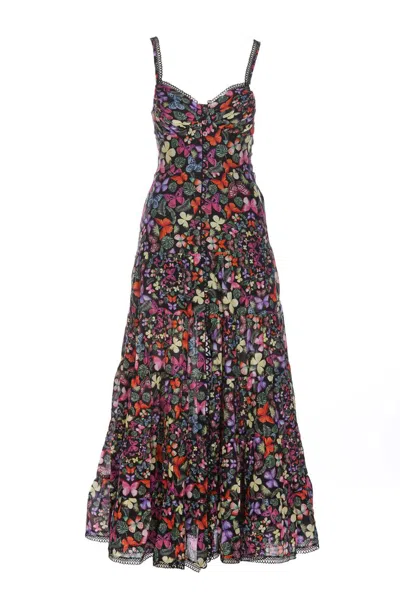 Charo Ruiz Melia Long Dress In Multicolour