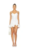 Charo Ruiz Cherrie Short Dress In White