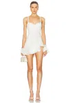 Charo Ruiz Cherrie Short Dress In White Myth