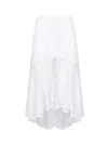 Charo Ruiz Clair Long Skirt In White