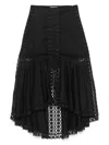Charo Ruiz Clair Midi Skirt In Black