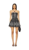 Charo Ruiz Clem Short Dress In Black