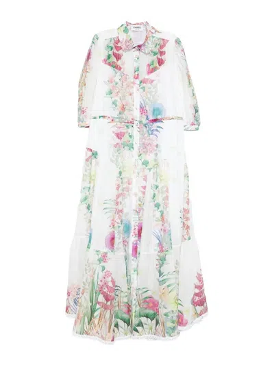 Charo Ruiz `criselle` Long Dress In White