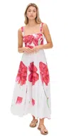 Charo Ruiz Crissy Long Dress White Blossom In White Blossom