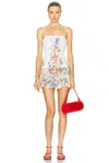 Charo Ruiz Cusia Short Dress In Yellow