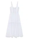 Charo Ruiz Ibiza Dafelle Lace-embellished Cotton-blend Midi Dress