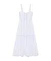 Charo Ruiz Ibiza Dafelle Lace-embellished Cotton-blend Midi Dress