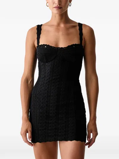 Charo Ruiz Danira Mini Dress In Black