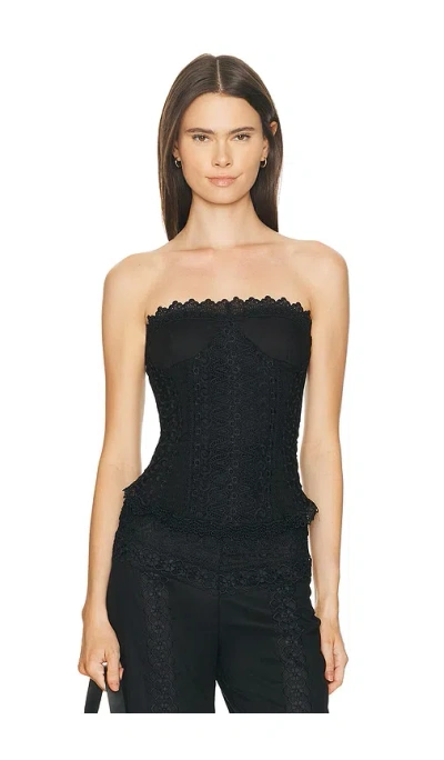 Charo Ruiz Daphnelle Top In Black