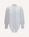 Charo Ruiz Devi Lace-insert Blouse In White