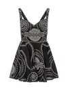 Charo Ruiz Birdie Mini Dress In Black