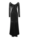 Shop Charo Ruiz Vestido Midi - Negro In Black