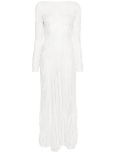 Charo Ruiz Saley Lace Maxi Dress In White