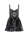 Charo Ruiz Birdie Mini Dress In Black